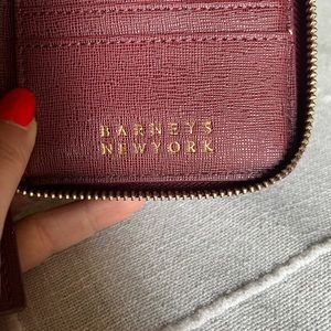 Barney’s New York Pebbled Leather Wallet